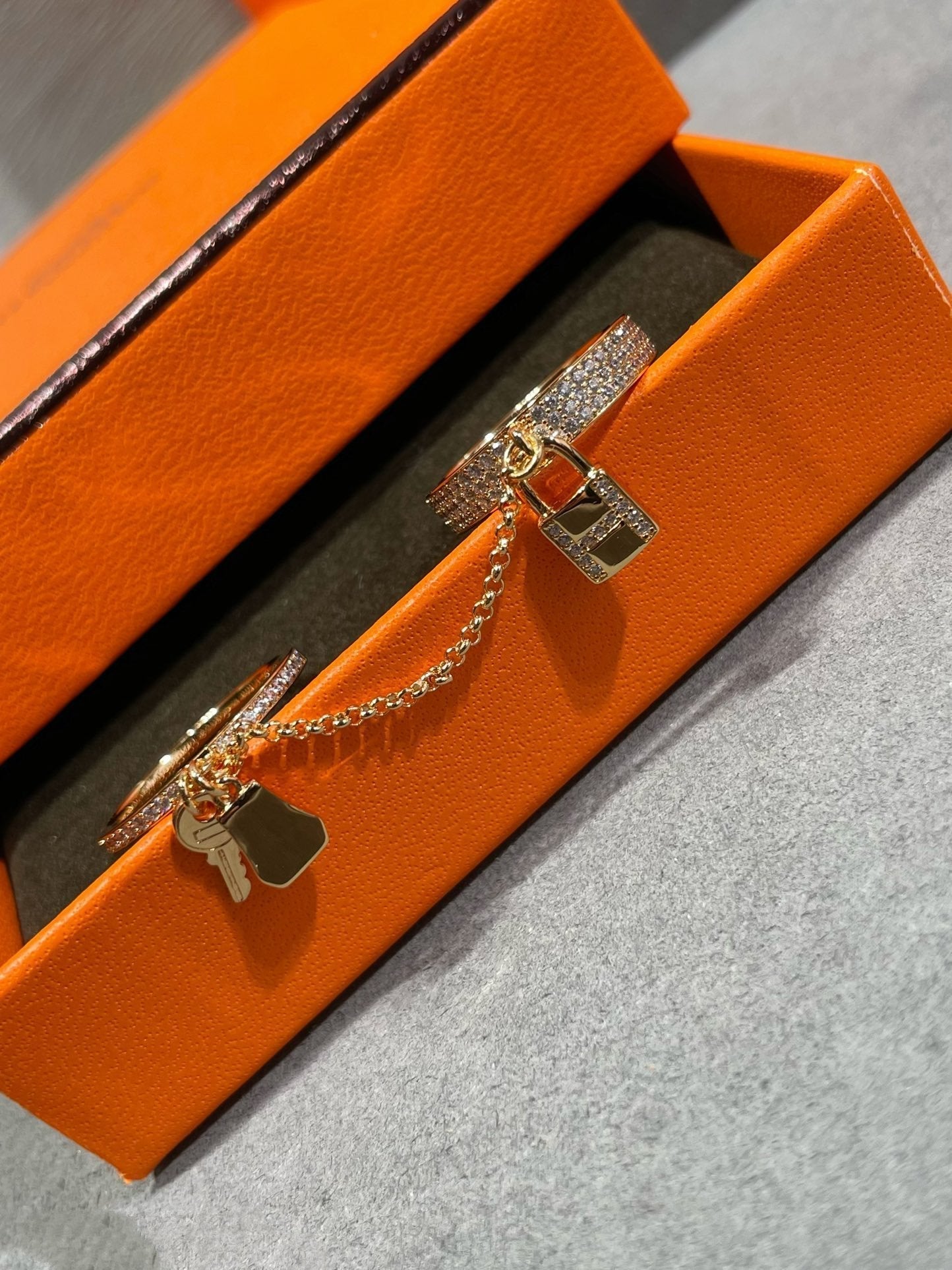 LumiHM Kelly Clochette Doppelring mit Diamanten