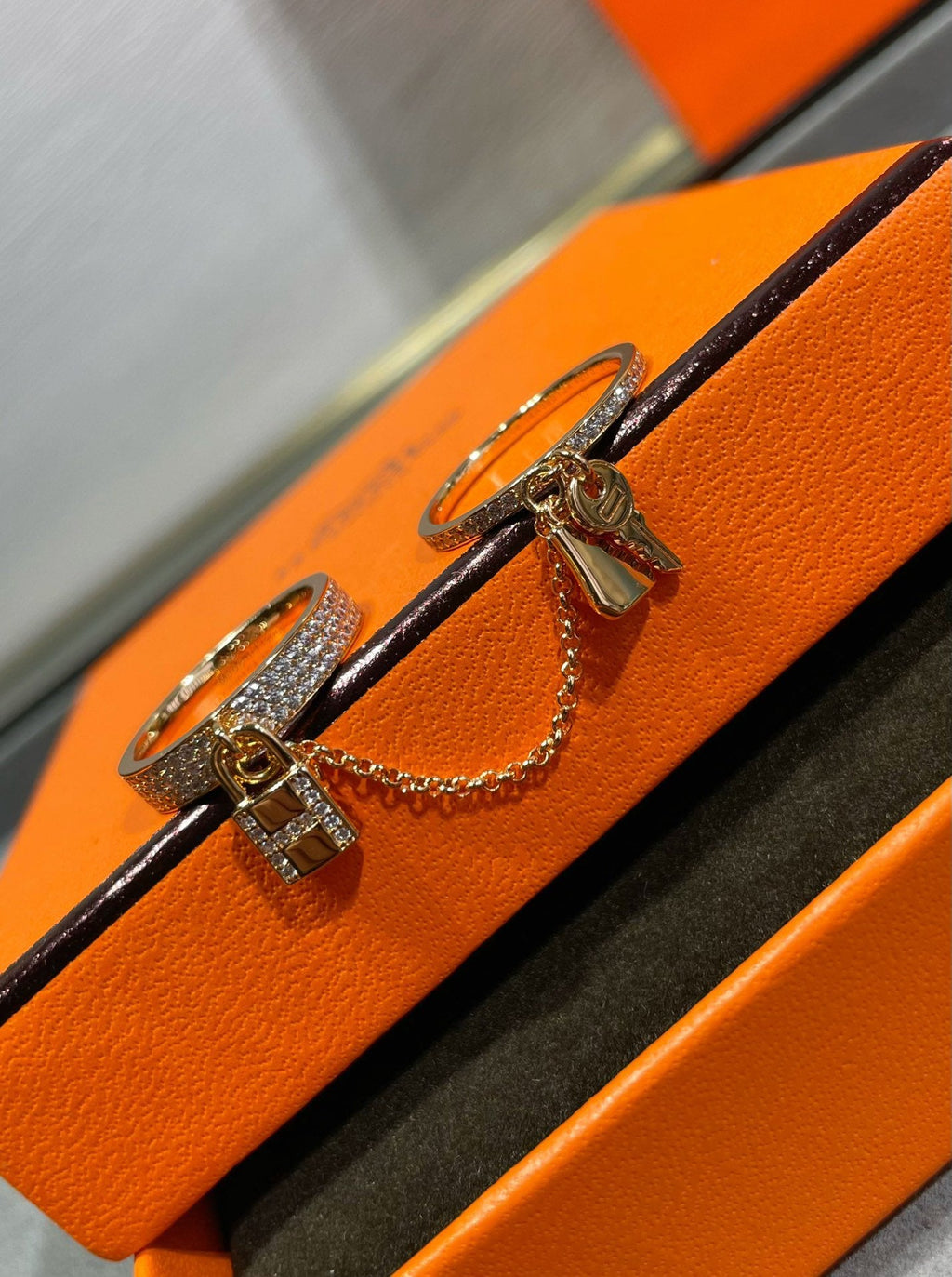 LumiHM Kelly Clochette Doppelring mit Diamanten