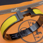 LumiCLIC HM SO SCHWARZ-GELBES ARMBAND