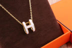 ¡®Lumi¡¯HM CLIC GELB EMAILLETTE GOLD-HALSKETTE