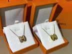 ¡®Lumi¡¯HM CLIC GELB EMAILLETTE GOLD-HALSKETTE