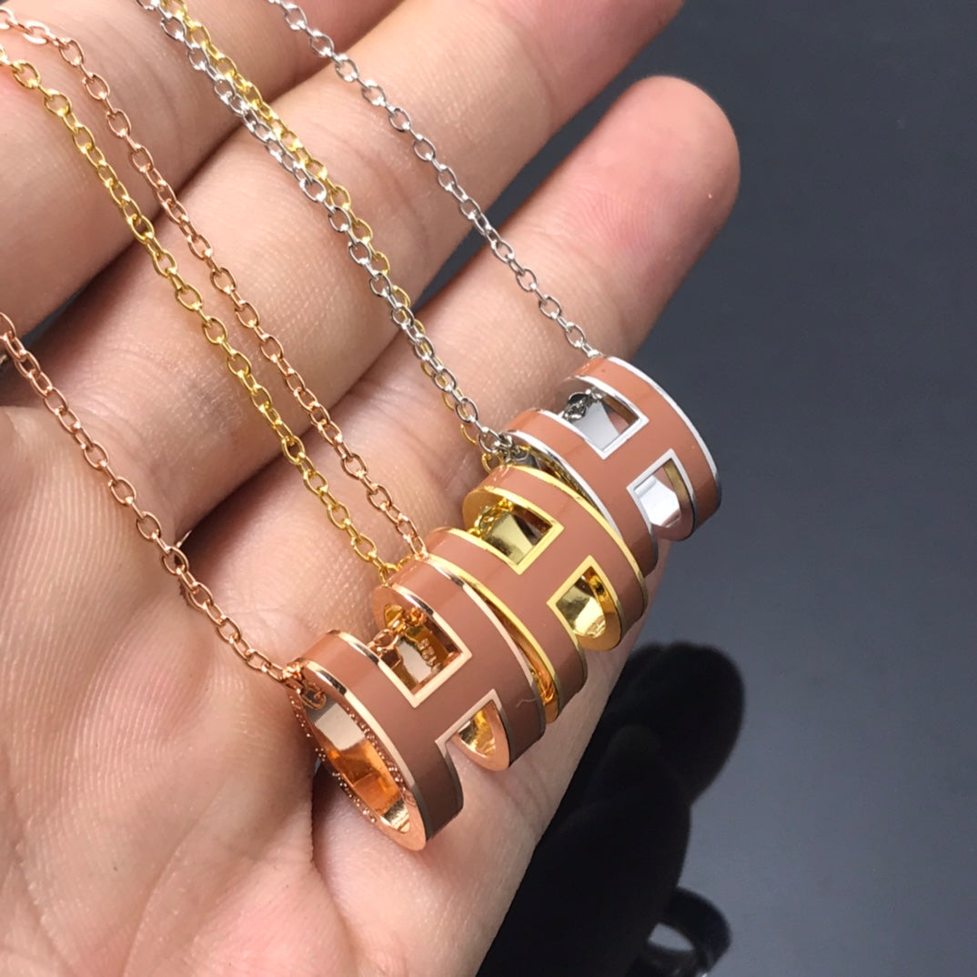 ¡®Lumi¡¯H NECKLACE BROWN