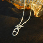 ¡®Lumi¡¯HM CHAINE D'ANCRE ANHÄNGER-HALSKETTE, STERLINGSILBER 