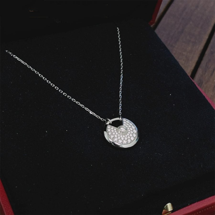 ¡®Lumi¡¯AMULETTE SILBER VOLLBEDICHTE DIAMANTENKETTE