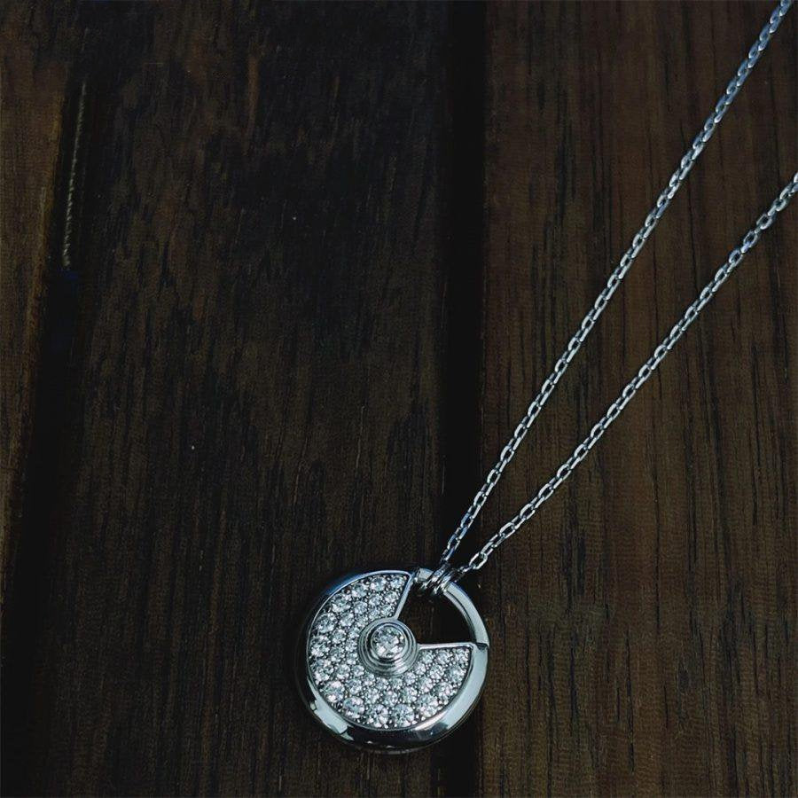 ¡®Lumi¡¯AMULETTE SILBER VOLLBEDICHTE DIAMANTENKETTE