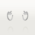 Lumi Juste Ohrringe, 12,75 mm, Silber, Diamant