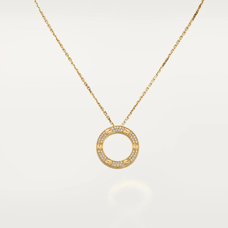 Lumi® LOVE Halskette, verstellbar, Roségold 