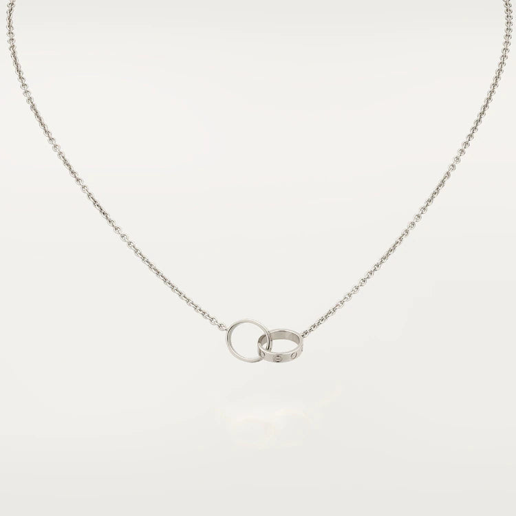 Lumi® LOVE KETTE ROSÉGOLD UND SILBER 