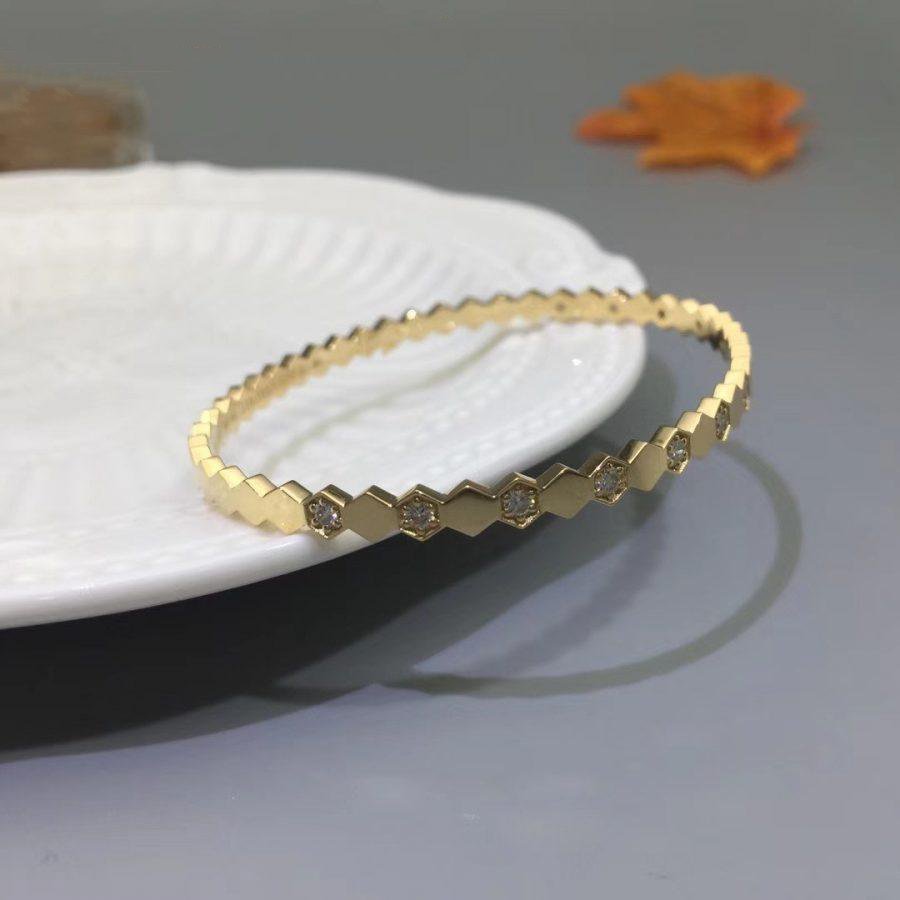 Lumi® BEE LOVE GOLD DIAMOND ARMBAND 