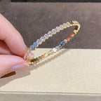 Lumi® BEE LOVE GOLD ARMBAND VOLLDIAMANTEN 