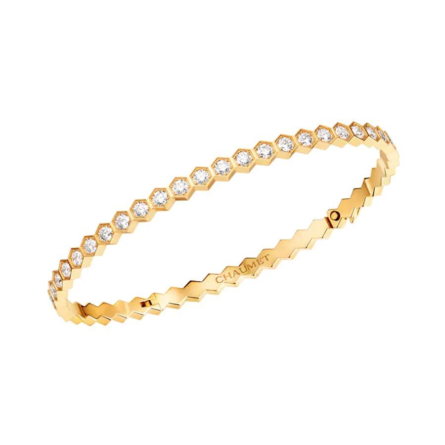 Lumi® BEE LOVE GOLD ARMBAND VOLLDIAMANTEN 