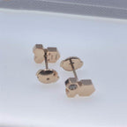 Lumi® BEE LOVE ROSA GOLD DIAMANT-OHRRINGE