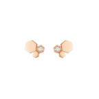 Lumi® BEE LOVE ROSA GOLD DIAMANT-OHRRINGE