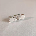 Lumi® BEE LOVE SILBERNE DIAMANT-OHRRINGE