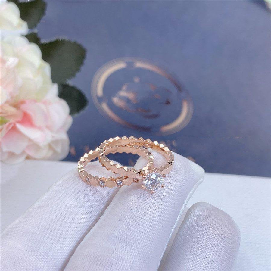 Lumi® BEE LOVE RING ROSA GOLD DIAMANT
