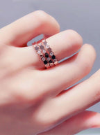 Lumi® BEE LOVE RING ROSA GOLD DIAMANT