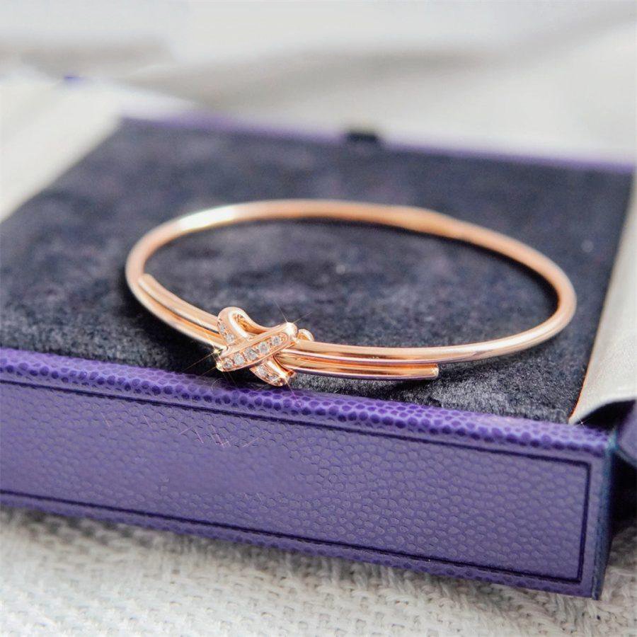 ¡®Lumi¡¯Armbänder in Rosa und Gold mit Diamanten