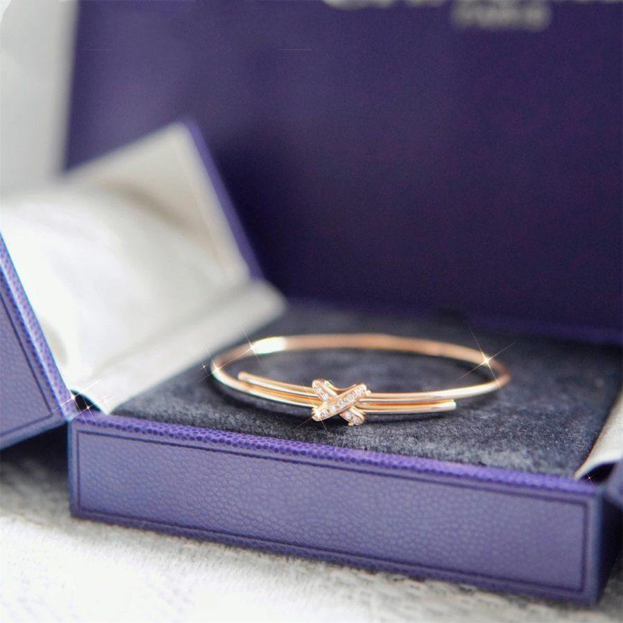 ¡®Lumi¡¯Armbänder in Rosa und Gold mit Diamanten