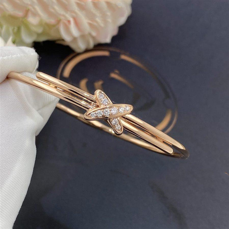 ¡®Lumi¡¯Armbänder in Rosa und Gold mit Diamanten