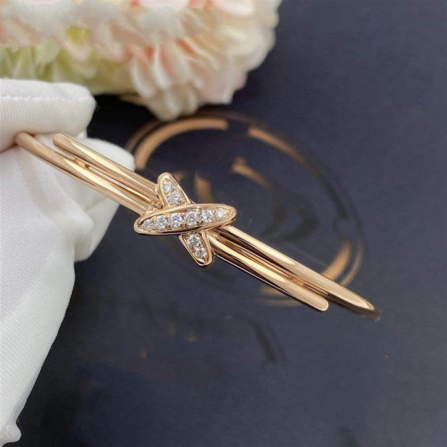 ¡®Lumi¡¯Armbänder in Rosa und Gold mit Diamanten