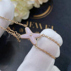 LumiJeux Armband Pink Mop Pink Gold 1 Diamant