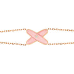 LumiJeux Armband Pink Mop Pink Gold 1 Diamant