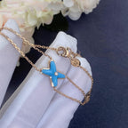 LumiJeux Armband Türkis Roségold 1 Diamant