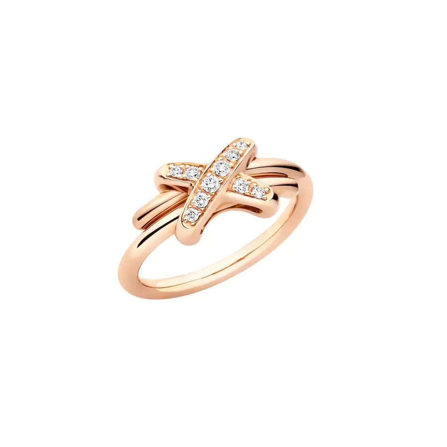 ¡®Lumi¡¯JEUX DE PINK GOLD DIAMOND RING