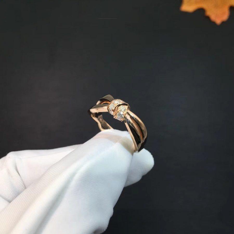 LumiLIENS RING ROSA GOLD DIAMANT
