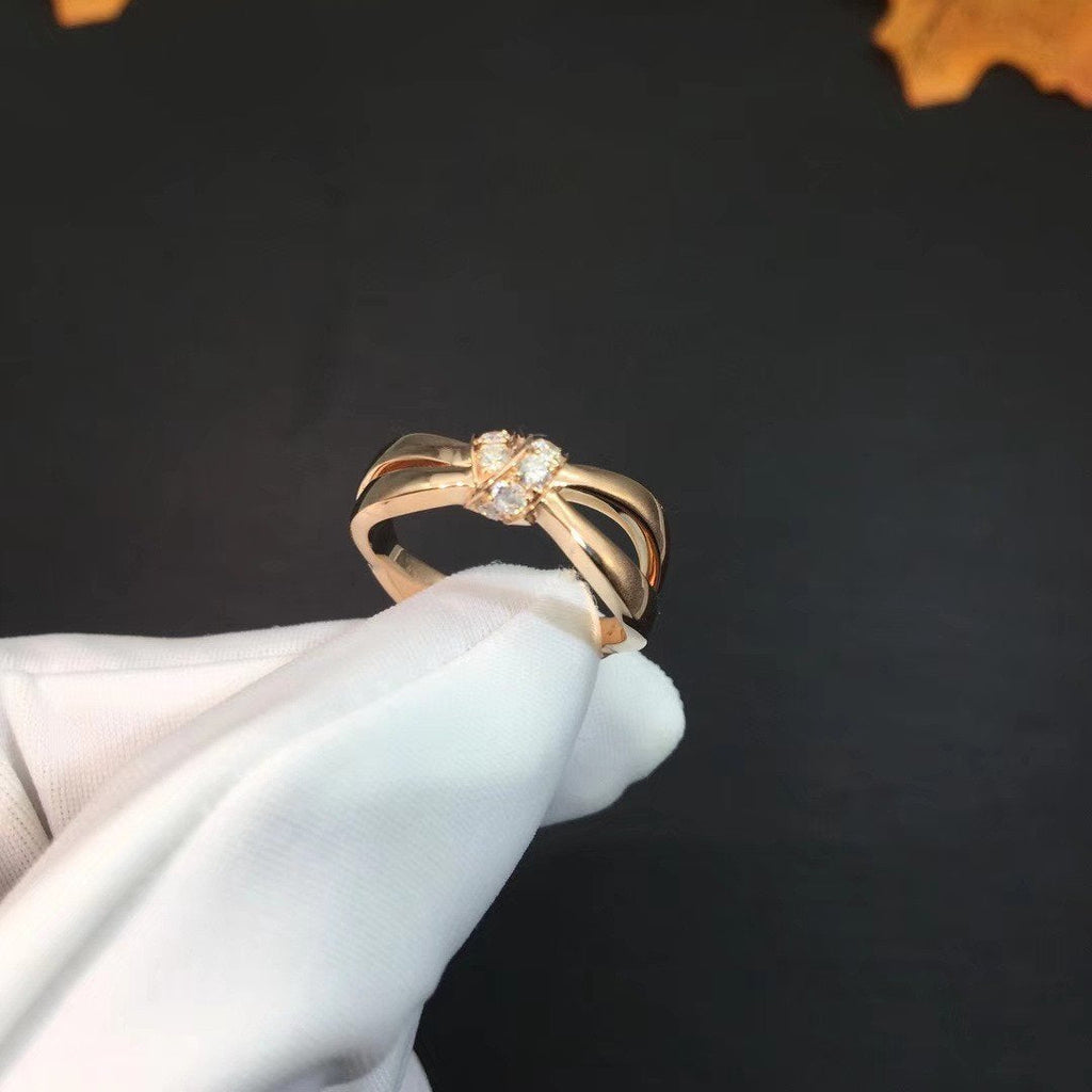 LumiLIENS RING ROSA GOLD DIAMANT