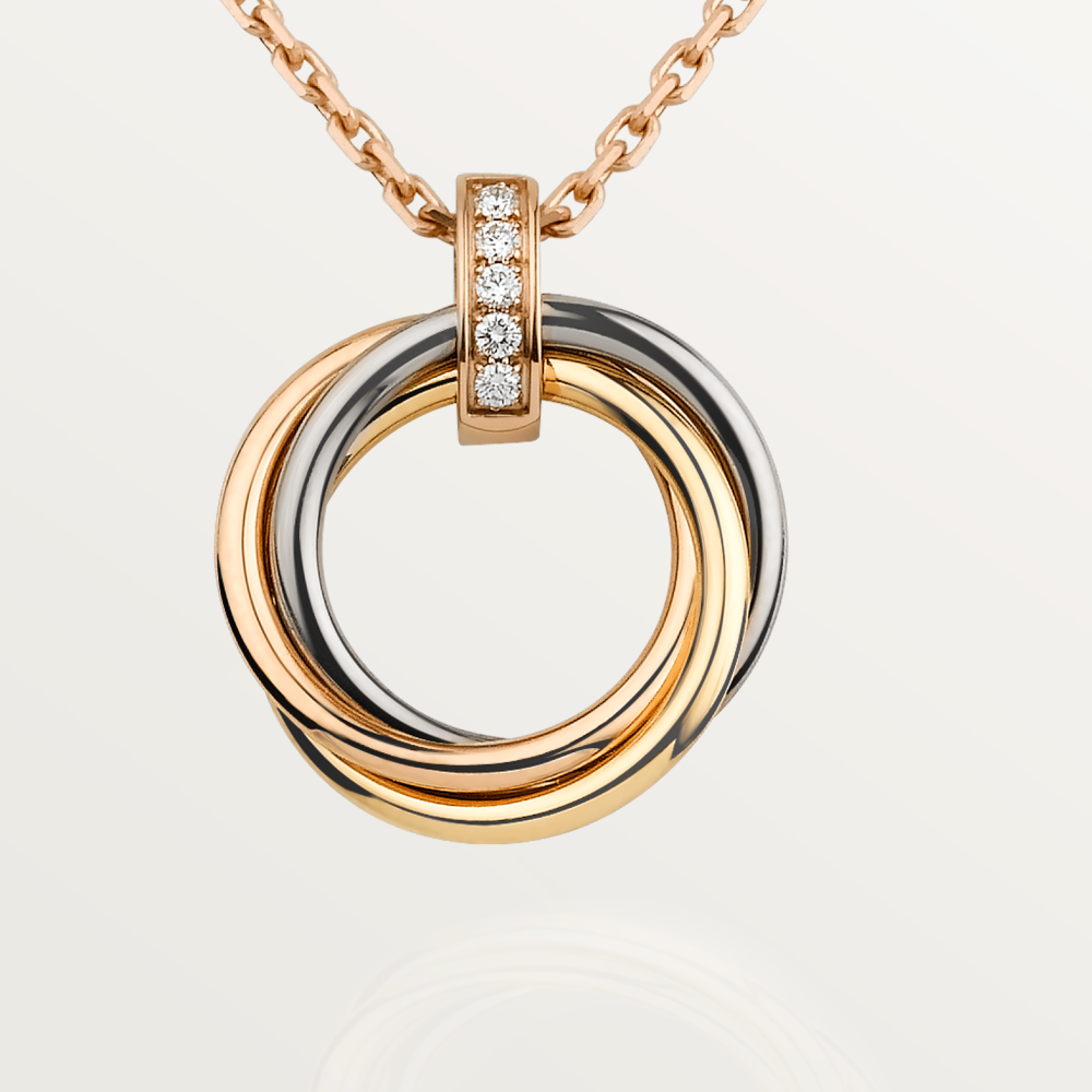 Lumi® TRINITY-HALSKETTE GOLD DIAMANTEN