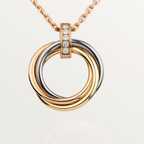 Lumi® TRINITY-HALSKETTE GOLD DIAMANTEN