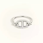 ¡®Lumi¡¯RONDE KLEINER SILBER-DIAMANTRING