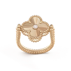 LumiClover Flussring aus Roségold