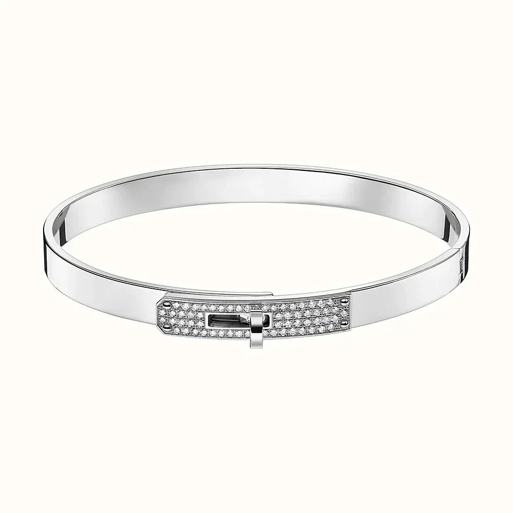 ¡®Lumi¡¯KELLY SILVER DIAMOND BRACELET
