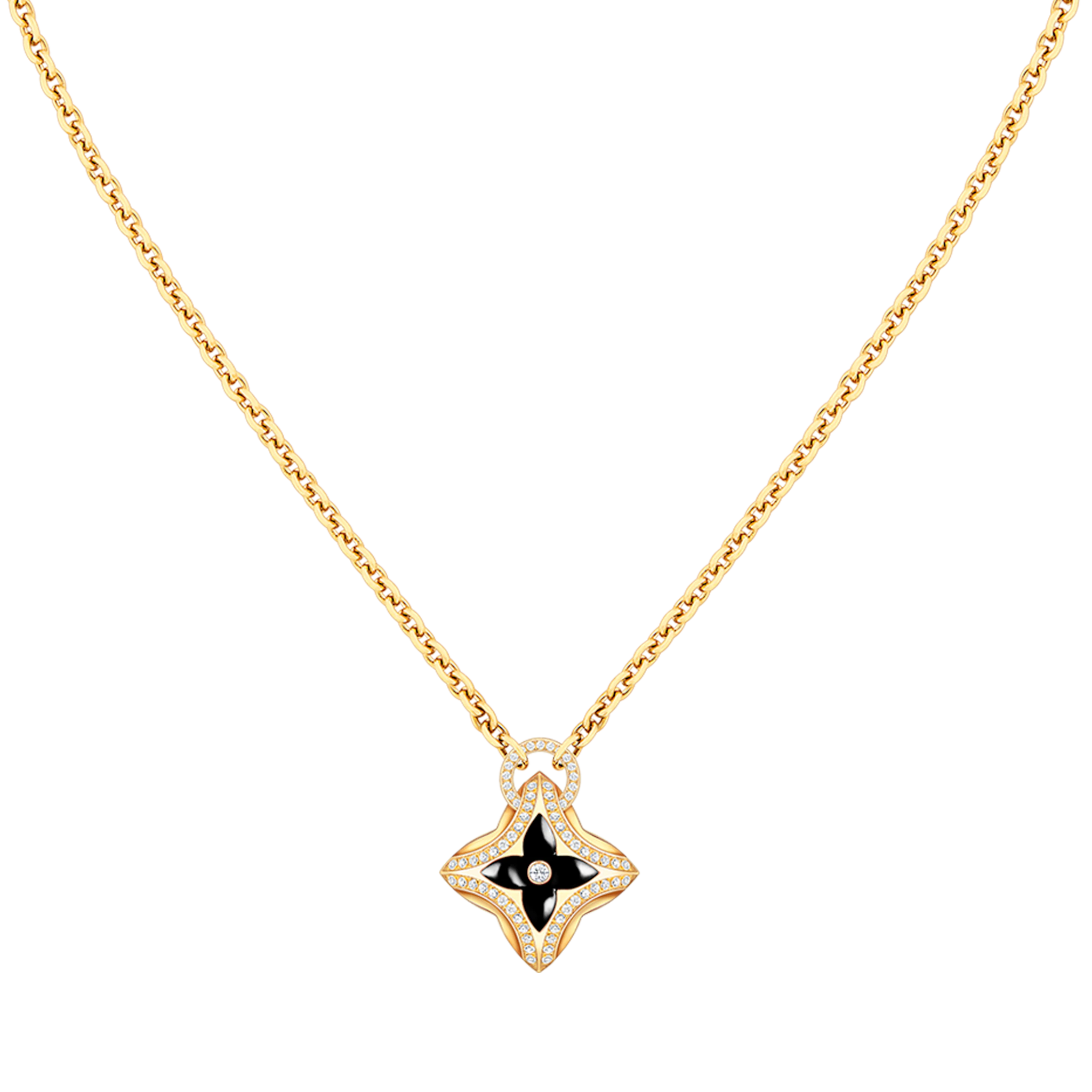 ¡®Lumi¡¯STAR PEDANT PINK GOLD DIAMOND NECKLACE