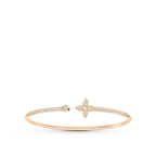 Lumi IDYLLE OFFENES ARMBAND IN ROSA GOLD MIT DIAMANTENBESETZUNG