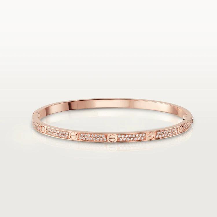 Lumi's LOVE Armband, 3,65 mm, diamantbesetzt