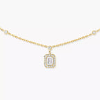 [Imperial] My Twin Diamond Necklace in Silver