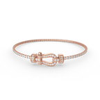 Lumi® FORCE HORSESHOE DIAMOND TENNISARMBAND