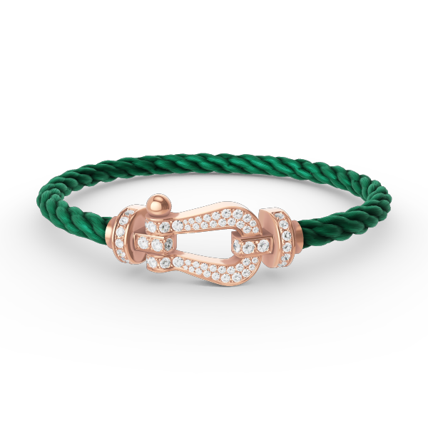 ¡®Lumi¡¯FORCE LARGE HORSESHOE FULL DIAMOND BRACELET ROSE GOLD