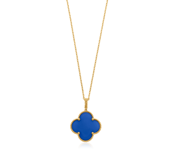 Lumi® CLOVER 25MM HALSKETTE TÜRKIS ROSÉGOLD