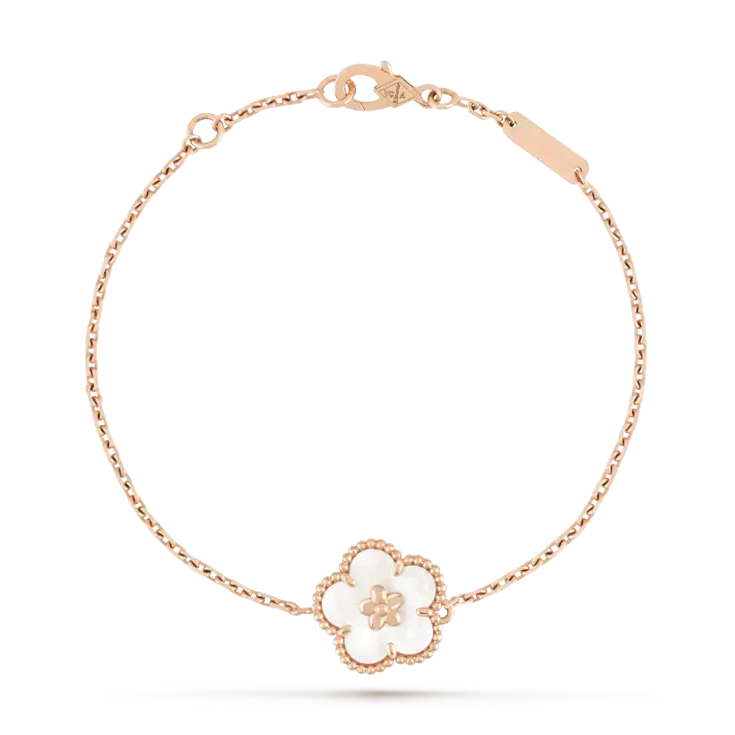Lumi® Lucky White Mop Pflaumenblüten-Armband