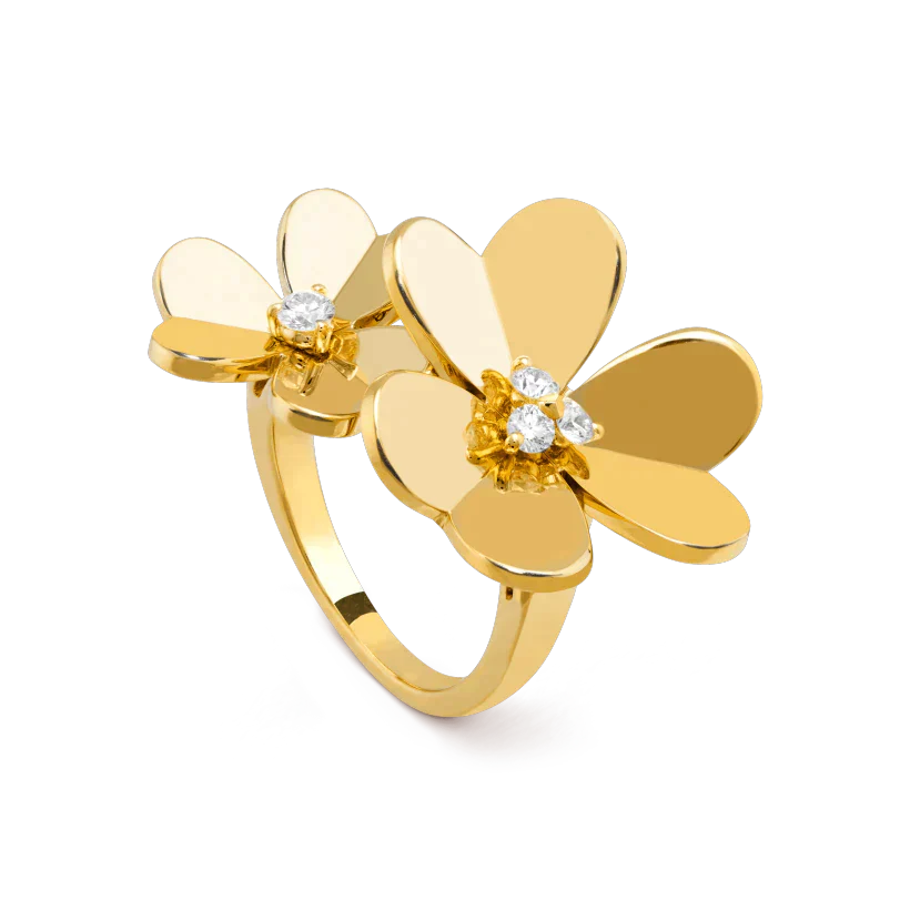 LumiClover Comos Gold-Diamantring