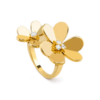 LumiClover Comos Gold-Diamantring