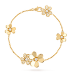Lumi® FRIVOLE GOLD 5 BLUMEN ARMBAND
