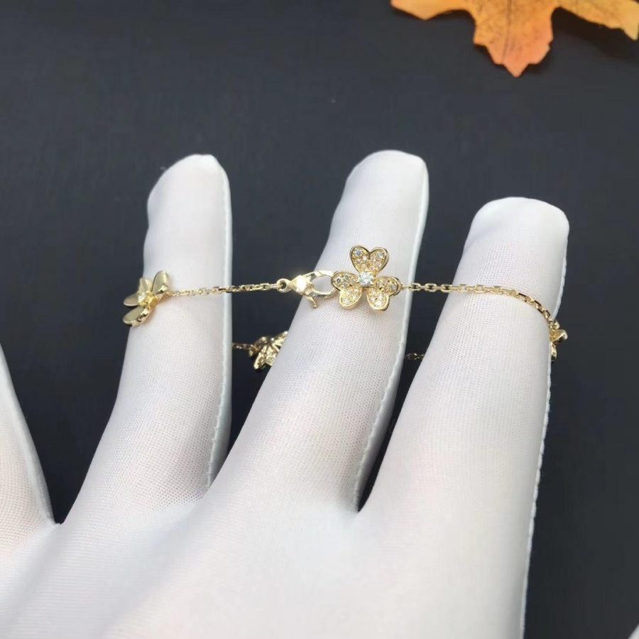 Lumi® FRIVOLE GOLD 5 BLUMEN ARMBAND