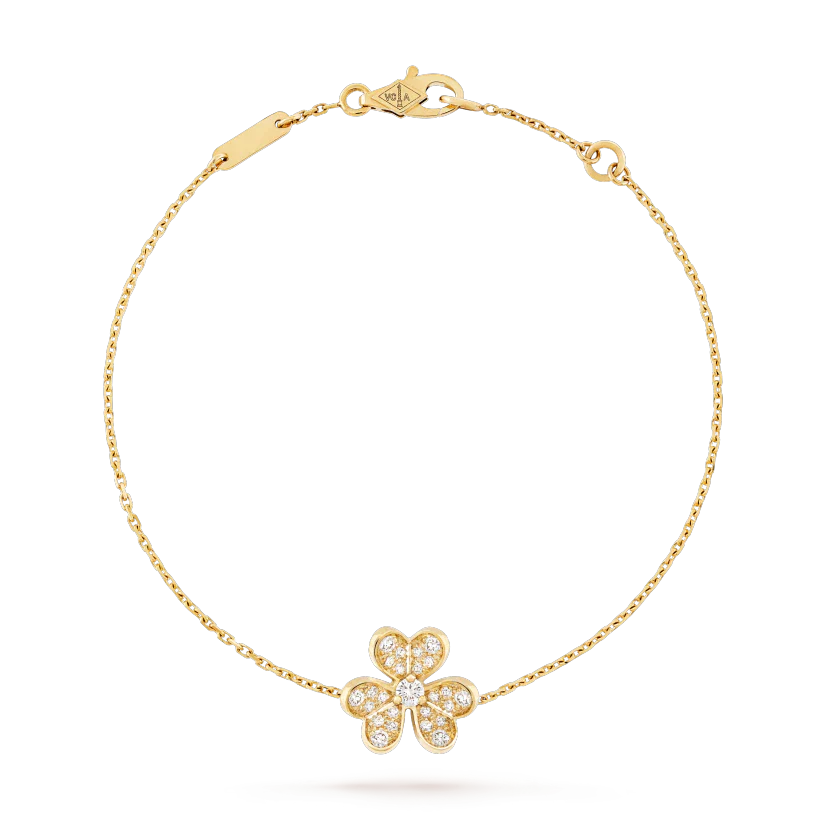 Lumi® FRIVOLE GOLD BLUMEN-DIAMANT-ARMBAND