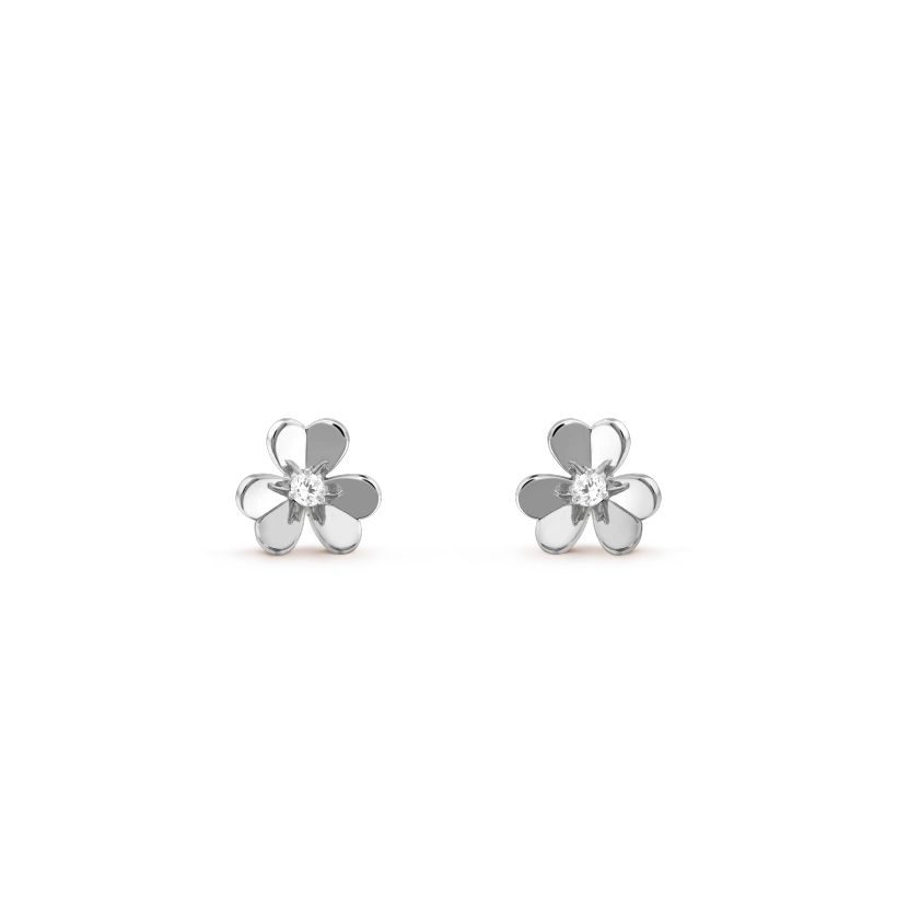 Lumi® FRIVOLE MINI SILBERNE BLUMENOHRRINGE