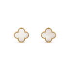 ¡®Lumi¡¯CLOVER MINI GOLD OHRRINGE